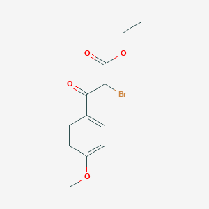 Ethyl 2-bromo-3-(4-methoxyphenyl)-3-oxopropanoate