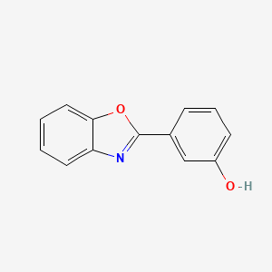 molecular formula C13H9NO2 B1626540 3-(Benzo[d]oxazol-2-yl)phenol CAS No. 3164-06-5