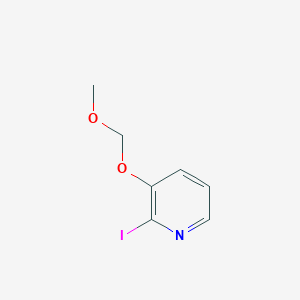 molecular formula C7H8INO2 B1626542 2-Iodo-3-(methoxymethoxy)pyridine CAS No. 87905-88-2