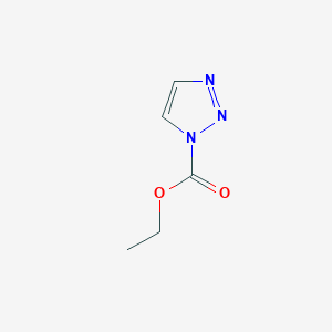 molecular formula C5H7N3O2 B1626551 Ethyl 1H-1,2,3-triazole-1-carboxylate CAS No. 35847-32-6