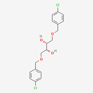 molecular formula C18H20Cl2O4 B1626556 (+)-1,4-Bis-O-(4-chlorobenzyl)-D-threitol CAS No. 85362-86-3