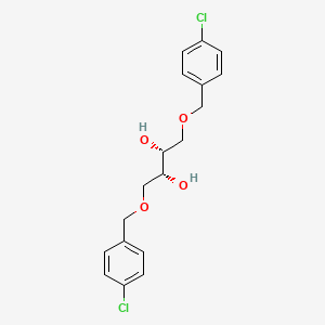 molecular formula C18H20Cl2O4 B1626556 (2R,3R)-1,4-bis[(4-chlorophenyl)methoxy]butane-2,3-diol CAS No. 85362-86-3