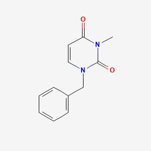 molecular formula C12H12N2O2 B1626571 1-BENZYL-3-METHYLURACIL CAS No. 61686-79-1