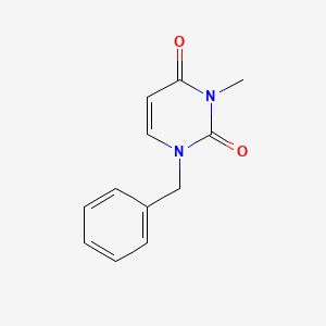 molecular formula C12H12N2O2 B1626571 1-Benzyl-3-methylpyrimidine-2,4(1H,3H)-dione CAS No. 61686-79-1