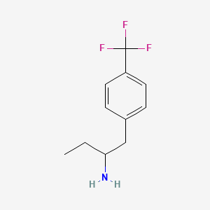 1-[4-(Trifluoromethyl)phenyl]butan-2-amine