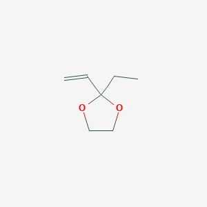 molecular formula C7H12O2 B1626582 2-Ethyl-2-vinyl-1,3-dioxolane CAS No. 22515-82-8