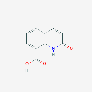 molecular formula C10H7NO3 B1626583 2-Oxo-1,2-dihydroquinoline-8-carboxylic acid CAS No. 83734-48-9