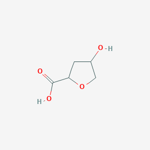 molecular formula C5H8O4 B1626592 4-Hydroxytetrahydrofuran-2-carboxylic acid CAS No. 2208-94-8