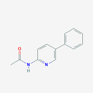 molecular formula C13H12N2O B016266 N-(5-phenylpyridin-2-yl)acetamide CAS No. 96721-83-4