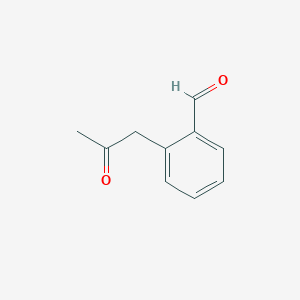 B1626611 2-(2-Oxopropyl)benzaldehyde CAS No. 63830-81-9