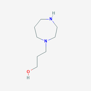molecular formula C8H18N2O B1626615 3-(1,4-Diazepan-1-yl)propan-1-ol CAS No. 53427-66-0