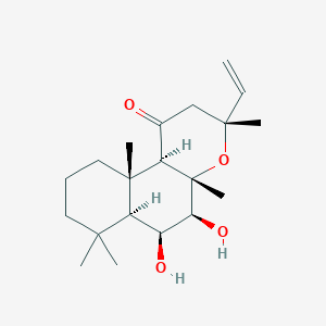 molecular formula C20H32O4 B1626621 7-Deacetyl-1,9-dideoxyforskolin from Coleus forskohlii CAS No. 64657-19-8