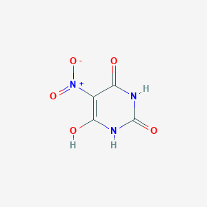 molecular formula C4H3N3O5 B1626624 5-Nitropyrimidine-2,4,6-triol CAS No. 1071306-40-5