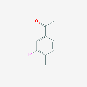 molecular formula C9H9IO B1626627 1-(3-Iodo-4-methylphenyl)ethanone CAS No. 52107-84-3