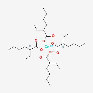 molecular formula C32H60CeO8 B1626634 Cerium tetra(2-ethylhexanoate) CAS No. 88574-96-3