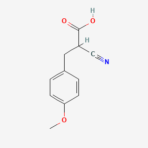 2-Cyano-3-(4-methoxyphenyl)propanoic acid