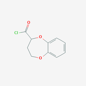 2H-1,5-Benzodioxepin-2-carbonyl chloride, 3,4-dihydro-