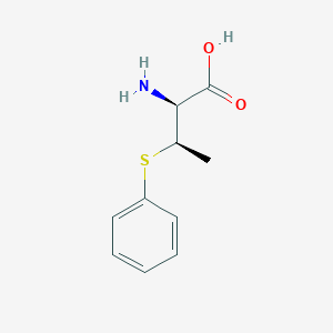 molecular formula C10H13NO2S B1626641 (2S,3R)-2-Amino-3-(phenylthio)butanoic acid CAS No. 1252683-33-2