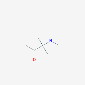 molecular formula C7H15NO B1626647 3-(Dimethylamino)-3-methylbutan-2-one CAS No. 56957-54-1