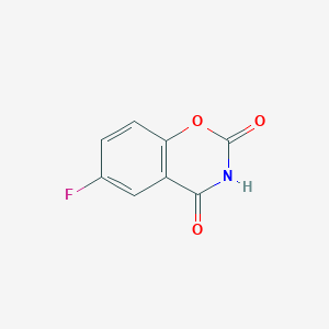 molecular formula C8H4FNO3 B162665 6-氟-2H-1,3-苯并噁嗪-2,4(3H)-二酮 CAS No. 134792-45-3