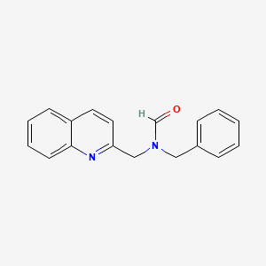 N-Benzyl-N-(2-quinolinylmethyl)formamide