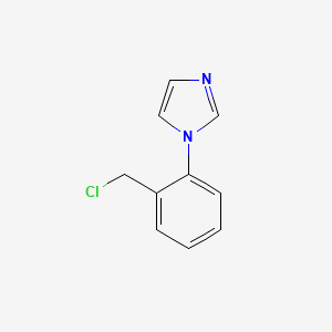 molecular formula C10H9ClN2 B1626668 1-(2-(Chloromethyl)phenyl)-1H-imidazole CAS No. 117296-93-2