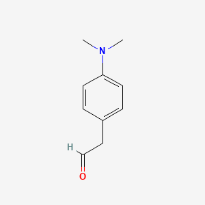 molecular formula C10H13NO B1626677 2-(4-(Dimethylamino)phenyl)acetaldehyde CAS No. 99074-89-2