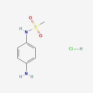 molecular formula C7H11ClN2O2S B1626682 N-(4-Aminophenyl)methanesulfonamide hydrochloride CAS No. 57005-04-6
