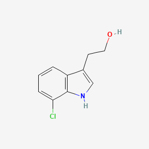 molecular formula C10H10ClNO B1626685 2-(7-Chloro-1H-indol-3-yl)ethanol CAS No. 41340-34-5