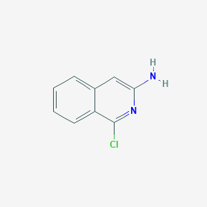 molecular formula C9H7ClN2 B1626686 1-Chloroisoquinolin-3-amine CAS No. 7574-64-3