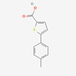 molecular formula C12H10O2S B1626691 5-(4-Methylphenyl)thiophene-2-carboxylic acid CAS No. 40808-21-7