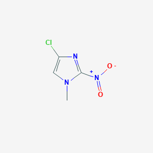molecular formula C4H4ClN3O2 B1626695 4-Chloro-1-methyl-2-nitro-1H-imidazole CAS No. 63634-20-8