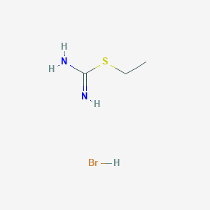 molecular formula C3H9BrN2S B016267 S-乙基异硫脲氢溴酸盐 CAS No. 1071-37-0