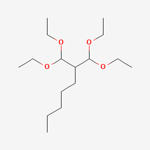 molecular formula C16H34O4 B1626702 2-(Diethoxymethyl)-1,1-diethoxyheptane CAS No. 30989-73-2