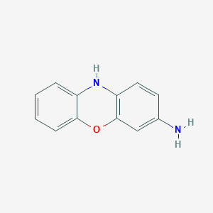 molecular formula C12H10N2O B1626706 10H-Phenoxazin-3-amine CAS No. 30725-13-4