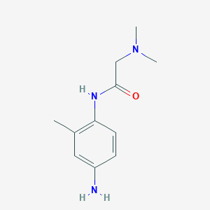 molecular formula C11H17N3O B1626738 N-(4-Amino-2-methylphenyl)-2-(dimethylamino)acetamide CAS No. 83473-61-4