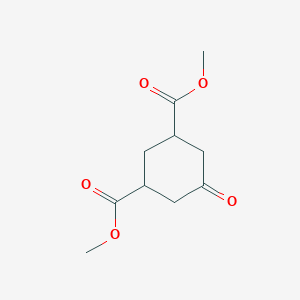 molecular formula C10H14O5 B1626749 Dimethyl 5-oxocyclohexane-1,3-dicarboxylate CAS No. 87122-06-3