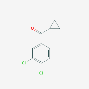 molecular formula C10H8Cl2O B162676 Cyclopropyl 3,4-dichlorophenyl ketone CAS No. 136906-33-7