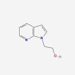 molecular formula C9H10N2O B1626767 1H-Pyrrolo[2,3-b]pyridine-1-ethanol CAS No. 90929-77-4