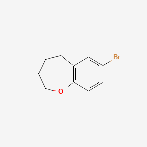 molecular formula C10H11BrO B1626768 7-Bromo-3,4-dihydro-2H-benzo[b]oxepine CAS No. 93591-69-6