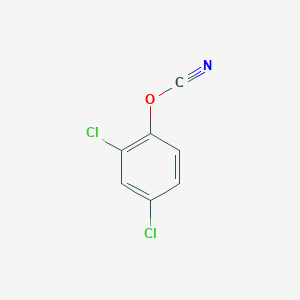 molecular formula C7H3Cl2NO B1626771 2,4-Dichlorophenyl cyanate CAS No. 1601-46-3
