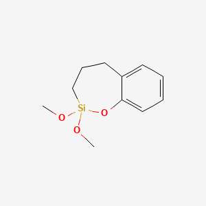 molecular formula C11H16O3Si B1626779 2,3,4,5-Tetrahydro-2,2-dimethoxy-1,2-benzoxasilepin CAS No. 94158-47-1