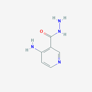 molecular formula C6H8N4O B1626781 4-Aminonicotinohydrazide CAS No. 89533-20-0