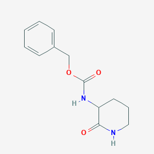 molecular formula C13H16N2O3 B1626784 Benzyl (2-oxopiperidin-3-yl)carbamate CAS No. 38150-56-0