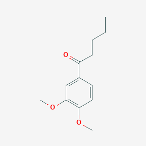 molecular formula C13H18O3 B1626785 1-(3,4-Dimethoxyphenyl)pentan-1-one CAS No. 66053-97-2