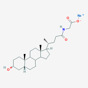 molecular formula C26H42NNaO4 B162679 Glycolithocholic acid sodium salt CAS No. 24404-83-9