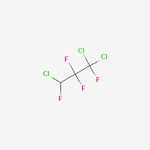 molecular formula C3HCl3F4 B1626790 1,1,3-Trichloro-1,2,2,3-tetrafluoropropane CAS No. 422-53-7