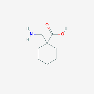 molecular formula C8H15NO2 B1626797 1-(Aminomethyl)cyclohexane-1-carboxylic acid CAS No. 227203-35-2