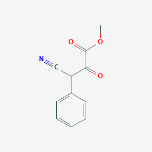 molecular formula C11H9NO3 B1626801 Methyl 3-cyano-2-oxo-3-phenylpropanoate CAS No. 397887-10-4