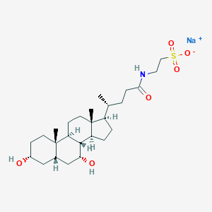 molecular formula C26H44NNaO6S B162681 Sodium taurochenodeoxycholate CAS No. 6009-98-9